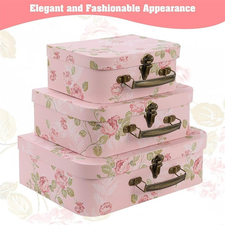 Paperboard Suitcases Storage Decorative Boxes Paperboard Suitcases Storage Decorative Boxes
